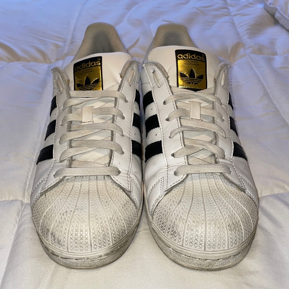 Adidas Men's Original Superstar Low-Top Shoes | 9.5 Men Size